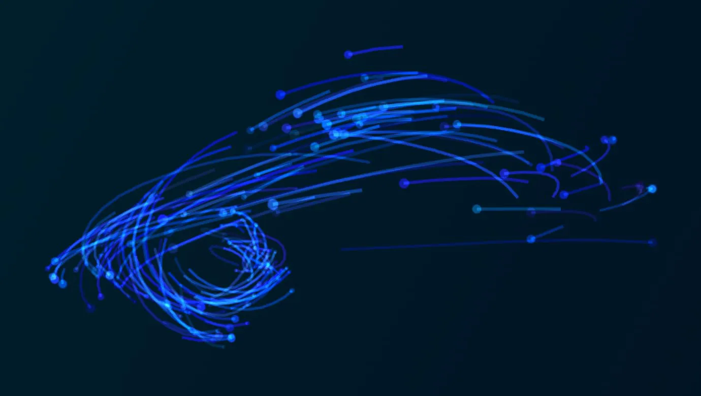 Swirling particles